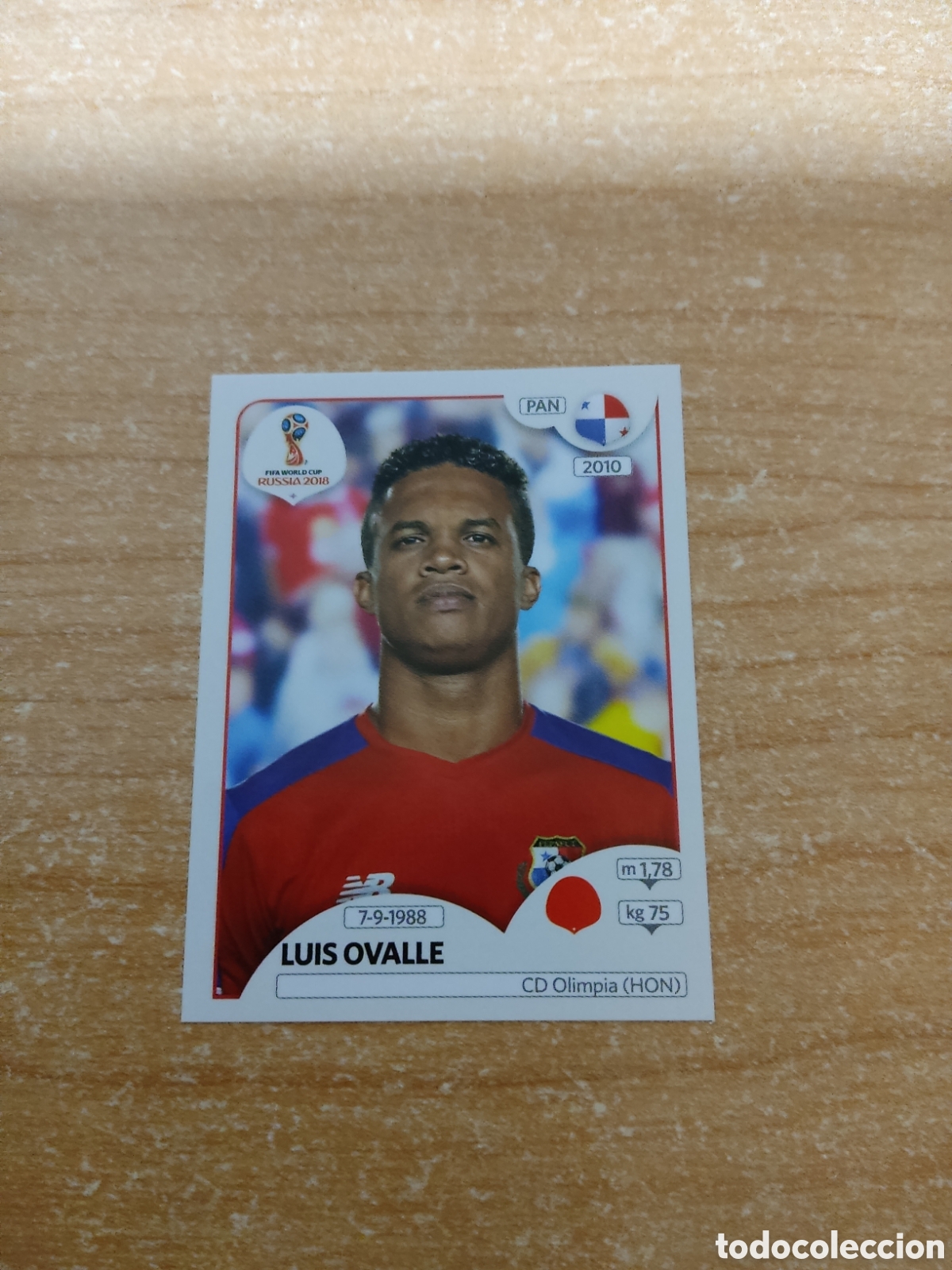 Cromos de f&uacute;tbol: 541 LUIS OVALLE PANAMA MUNDIAL 2018 RUSSIA