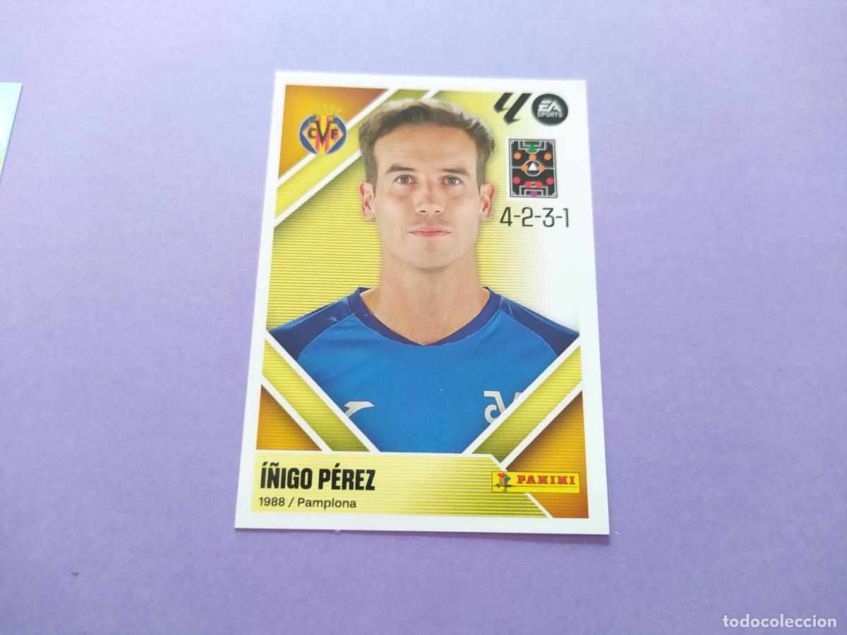 Cromos de f&uacute;tbol: LIGA ESTE 2026 2027 26 27 NUEVO - VILLARREAL N&ordm; 2 ENTRENADOR I&Ntilde;IGO PEREZ