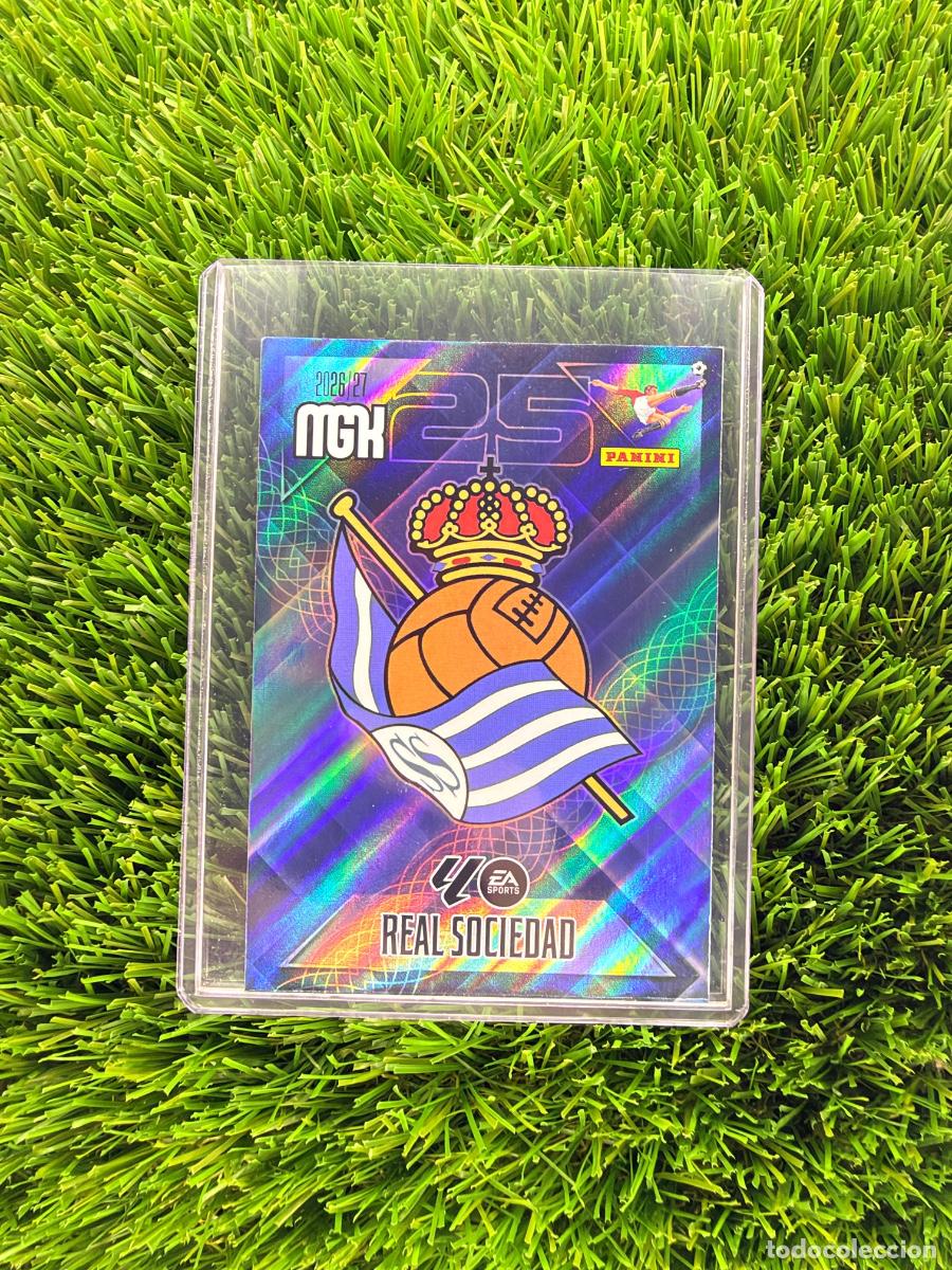 Cromos de f&uacute;tbol: N&ordm; 307 Escudo Real Sociedad Megacracks 26 27