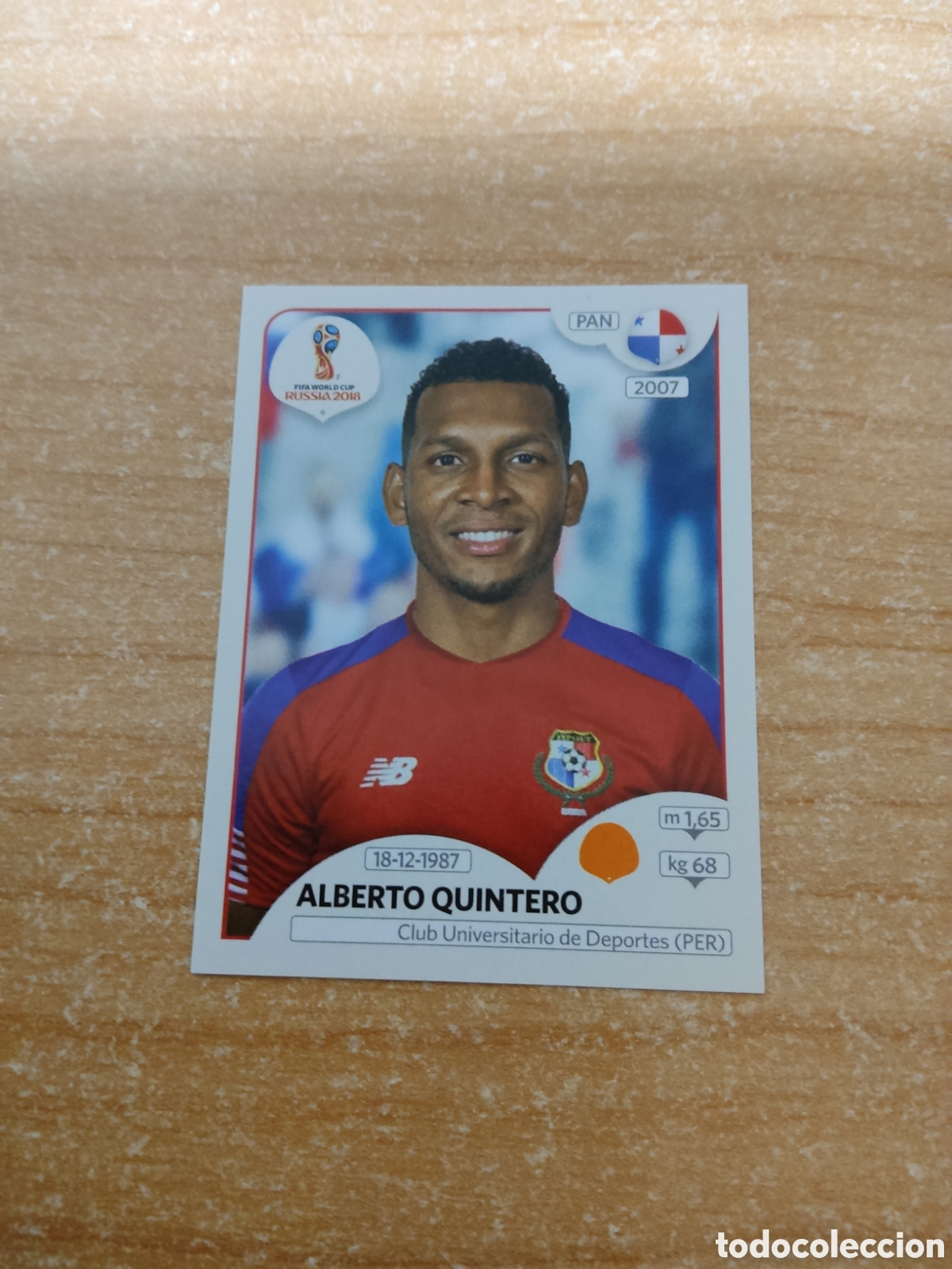 Football Stickers: 546 ALBERTO QUINTERO PANAMA MUNDIAL 2018 RUSSIA