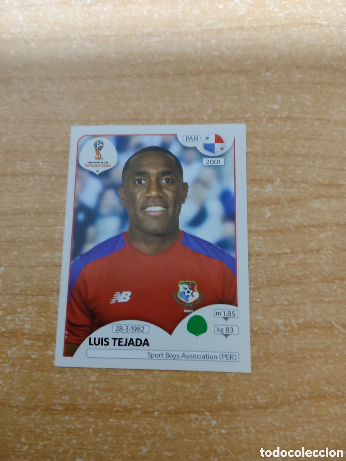 Football Stickers: 550 LUIS TEJADA PANAMA MUNDIAL 2018 RUSSIA