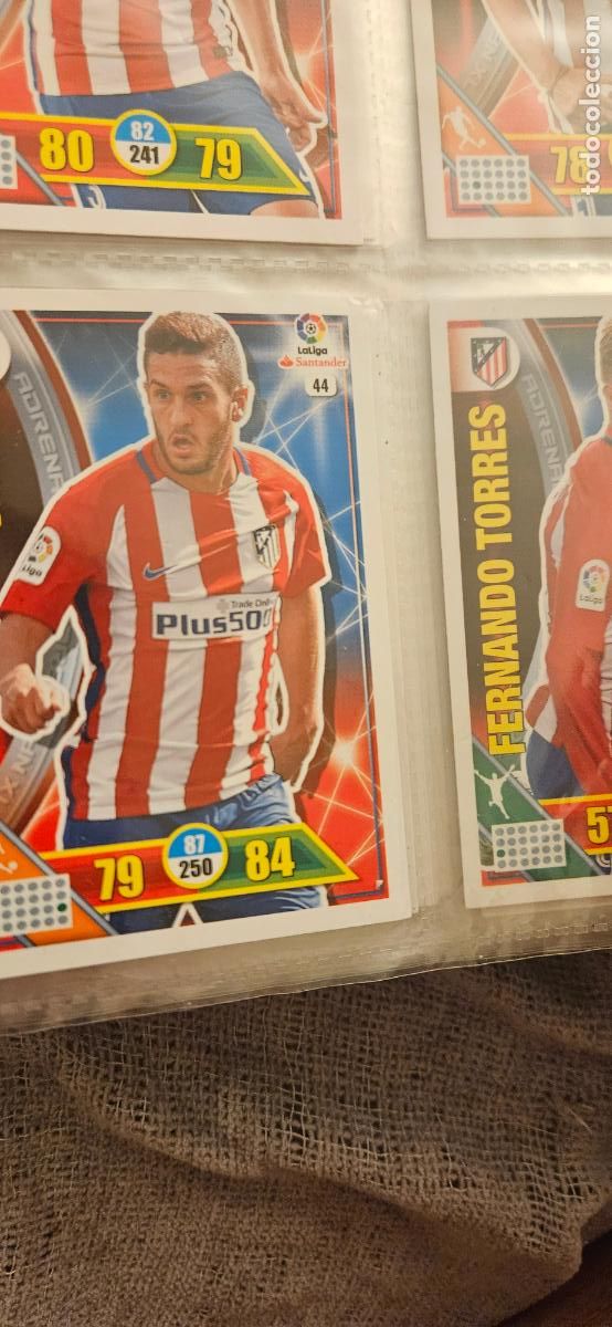 Cartes &agrave; collectionner de Football: 44 Koke Atl&eacute;tico de Madrid Adrenalyn 2016 2017 16 17 trading card