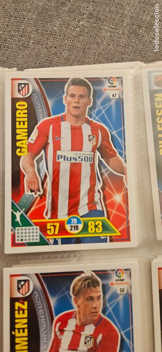 Cartes &agrave; collectionner de Football: 47 K&eacute;vin Gameiro Atl&eacute;tico de Madrid Adrenalyn 2016 2017 16 17 trading card