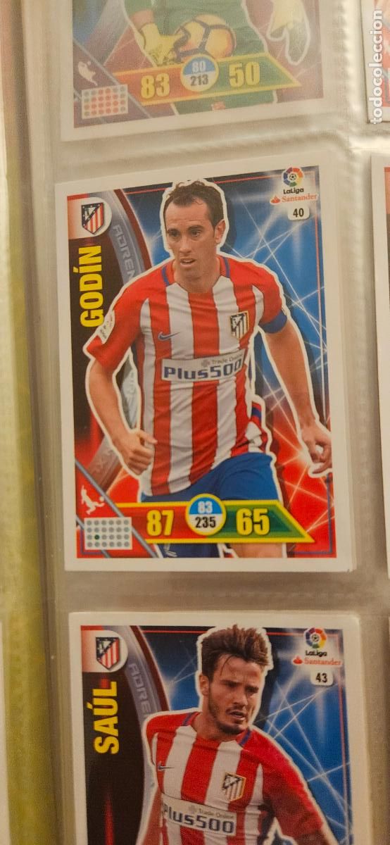 Cartes &agrave; collectionner de Football: 40 Diego God&iacute;n Atl&eacute;tico de Madrid Adrenalyn 2016 2017 16 17 trading card