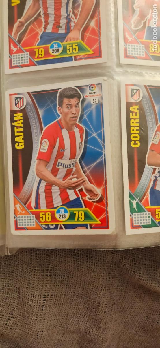 Cartes &agrave; collectionner de Football: 52 Nico Gait&aacute;n Atl&eacute;tico de Madrid Adrenalyn 2016 2017 16 17 trading card