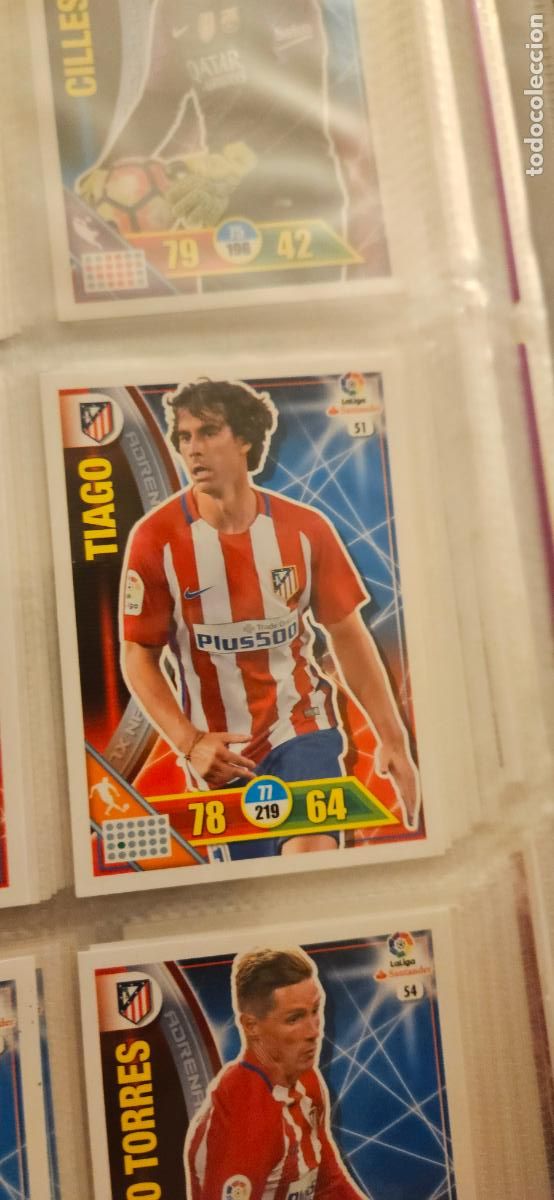 Cartes &agrave; collectionner de Football: 51 Tiago Atl&eacute;tico de Madrid Adrenalyn 2016 2017 16 17 trading card