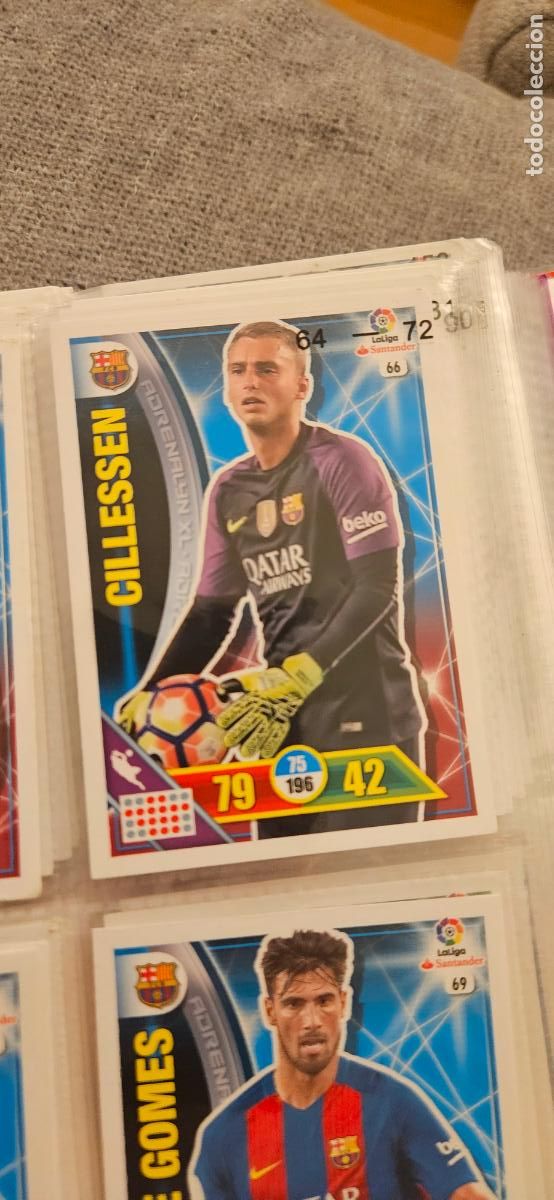 Cartes &agrave; collectionner de Football: 66 Jasper Cillessen FC Barcelona Adrenalyn 2016 2017 16 17 trading card