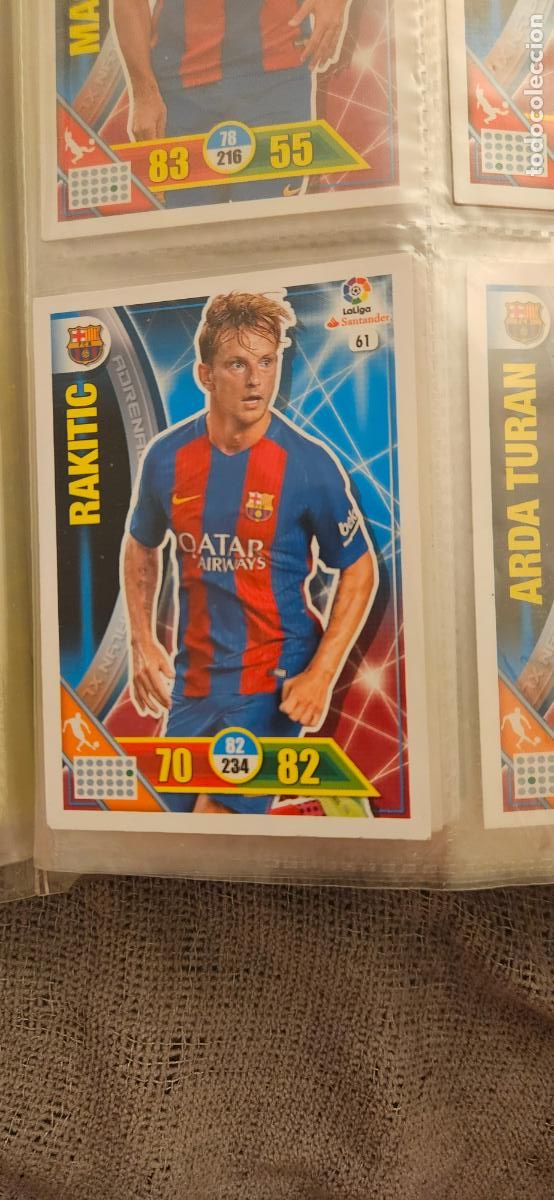 Cartes &agrave; collectionner de Football: 61 Ivan Rakiti? FC Barcelona Adrenalyn 2016 2017 16 17 trading card