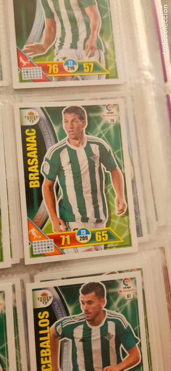 Cartes &agrave; collectionner de Football: 78 Darko Bra�anac Real Betis Adrenalyn 2016 2017 16 17 trading card