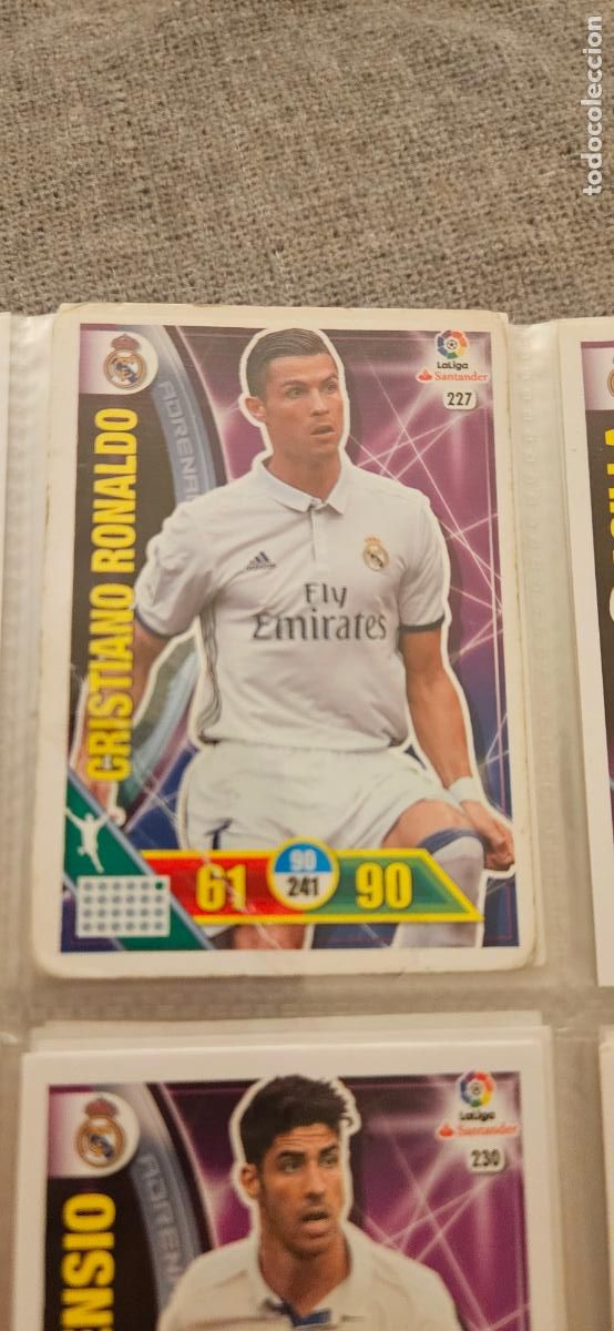 Cartes &agrave; collectionner de Football: 227 Cristiano Ronaldo Real Madrid CF Adrenalyn 2016 2017 16 17 trading card