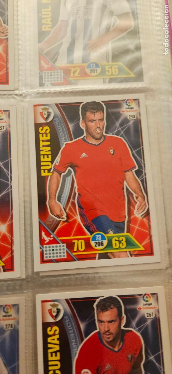 Figurine di Calcio: 258 Fuentes Osasuna Adrenalyn 2016 2017 16 17 trading card