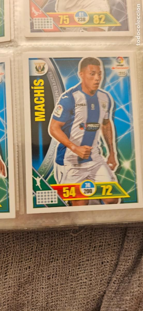 Figurine di Calcio: 215 Mach&iacute;s CD Legan&eacute;s Adrenalyn 2016 2017 16 17 trading card