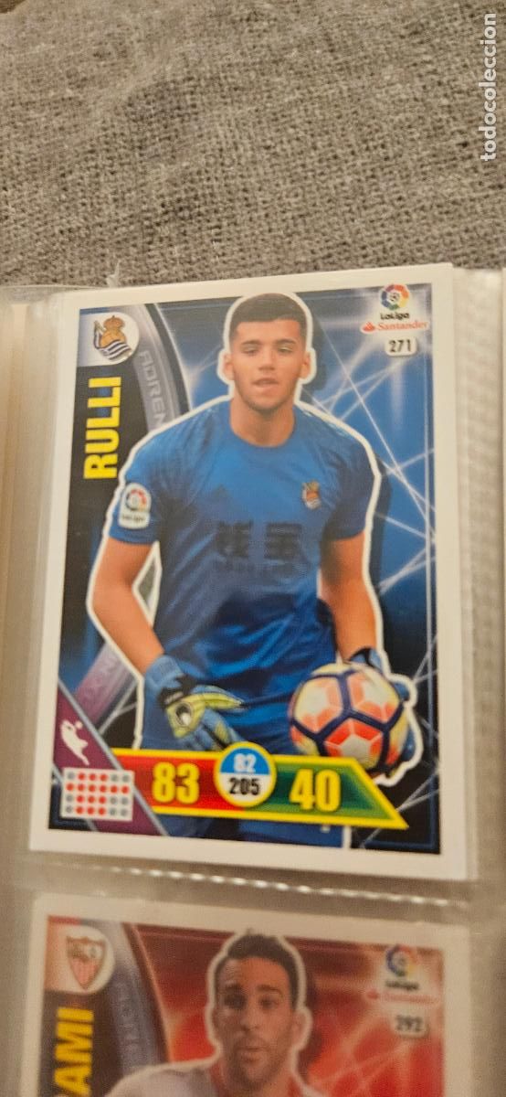 Fu&szlig;ball-Sticker: 271 Ger&oacute;nimo Rulli Real Sociedad Adrenalyn 2016 2017 16 17 trading card