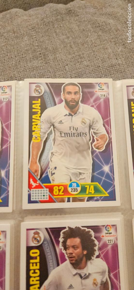 Fu&szlig;ball-Sticker: 218 Dani Carvajal Real Madrid CF Adrenalyn 2016 2017 16 17 trading card