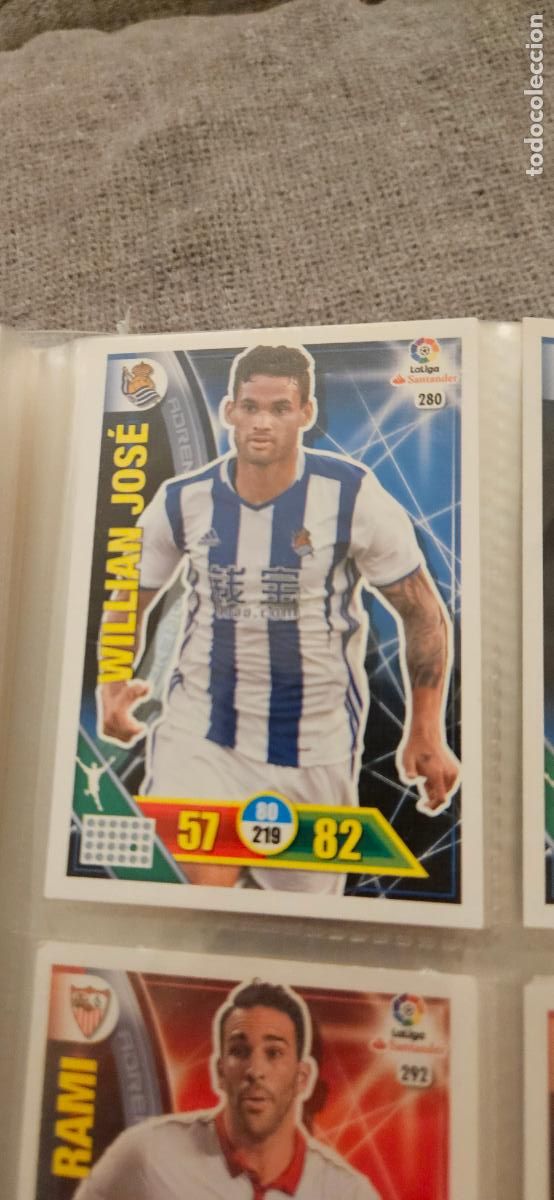 Fu&szlig;ball-Sticker: 280 Willian Jos&eacute; Real Sociedad Adrenalyn 2016 2017 16 17 trading card