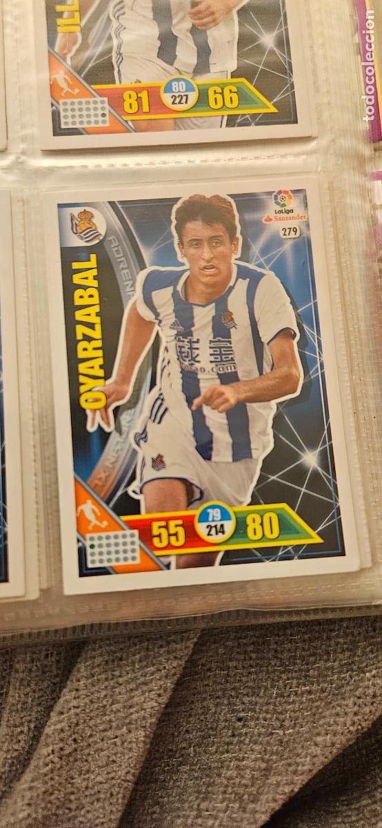 Fu&szlig;ball-Sticker: 279 Mikel Oyarzabal Real Sociedad Adrenalyn 2016 2017 16 17 trading card