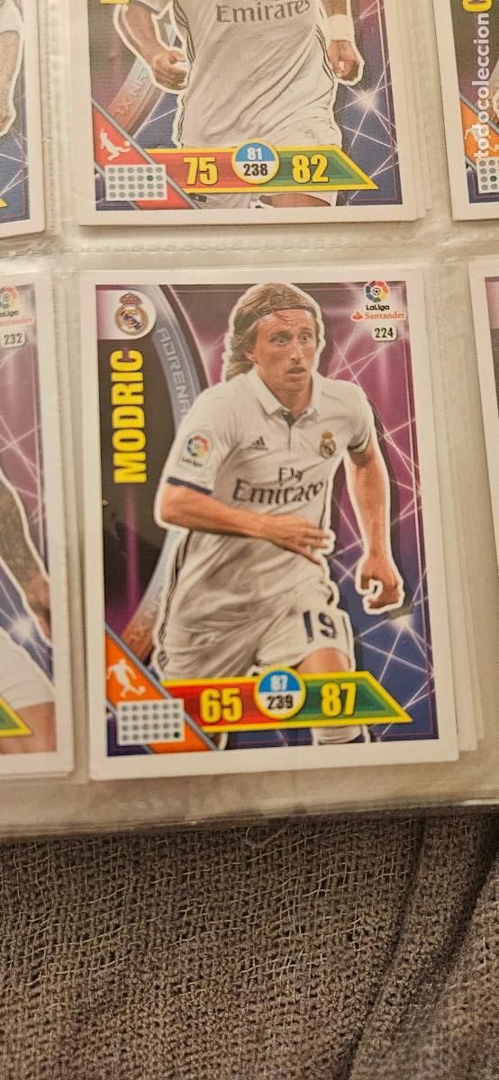 Fu&szlig;ball-Sticker: 224 Luka Modri? Real Madrid CF Adrenalyn 2016 2017 16 17 trading card