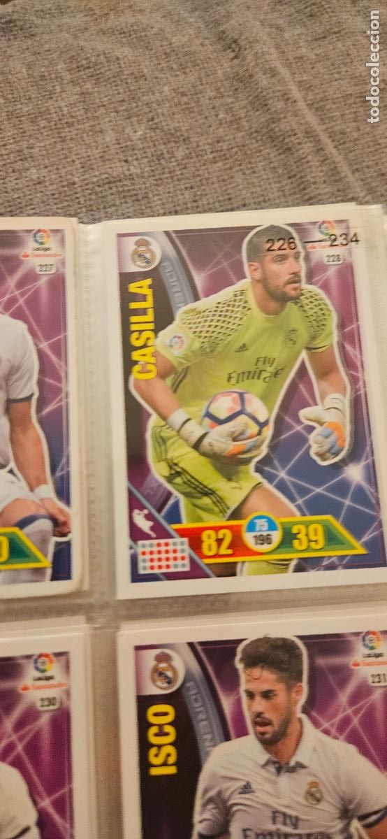 Fu&szlig;ball-Sticker: 228 Kiko Casilla Real Madrid CF Adrenalyn 2016 2017 16 17 trading card