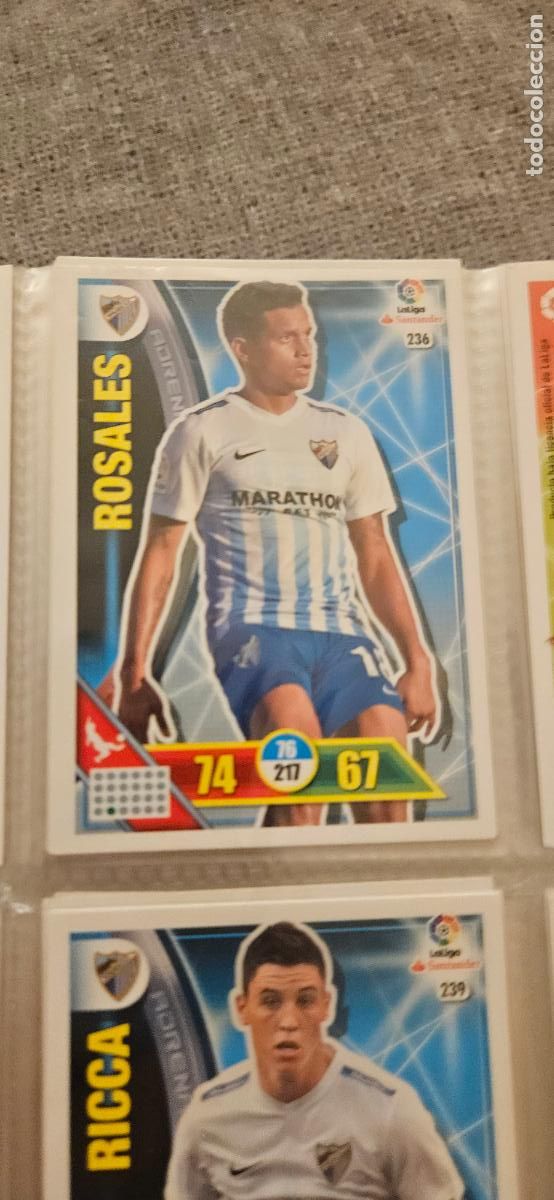 Fu&szlig;ball-Sticker: 236 Roberto Rosales M&aacute;laga Adrenalyn 2016 2017 16 17 trading card