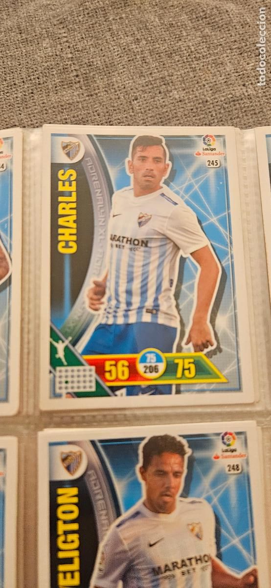 Fu&szlig;ball-Sticker: 247 Charles M&aacute;laga Adrenalyn 2016 2017 16 17 trading card