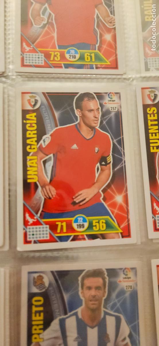 Figurine di Calcio: 257 Unai Garc&iacute;a Osasuna Adrenalyn 2016 2017 16 17 trading card