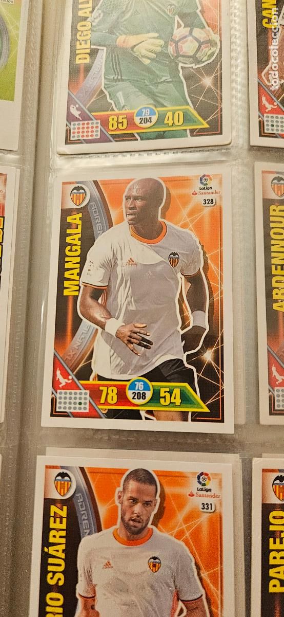 Figurine di Calcio: 328 Eliaquim Mangala Valencia Adrenalyn 2016 2017 16 17 trading card