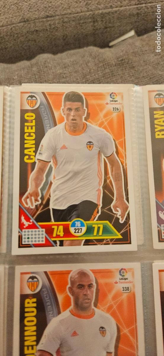 Figurine di Calcio: 326 Jo&atilde;o Cancelo Valencia Adrenalyn 2016 2017 16 17 trading card