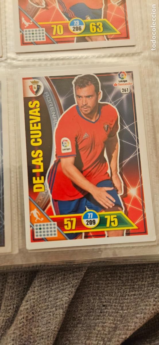 Figurine di Calcio: 261 De las Cuevas Osasuna Adrenalyn 2016 2017 16 17 trading card