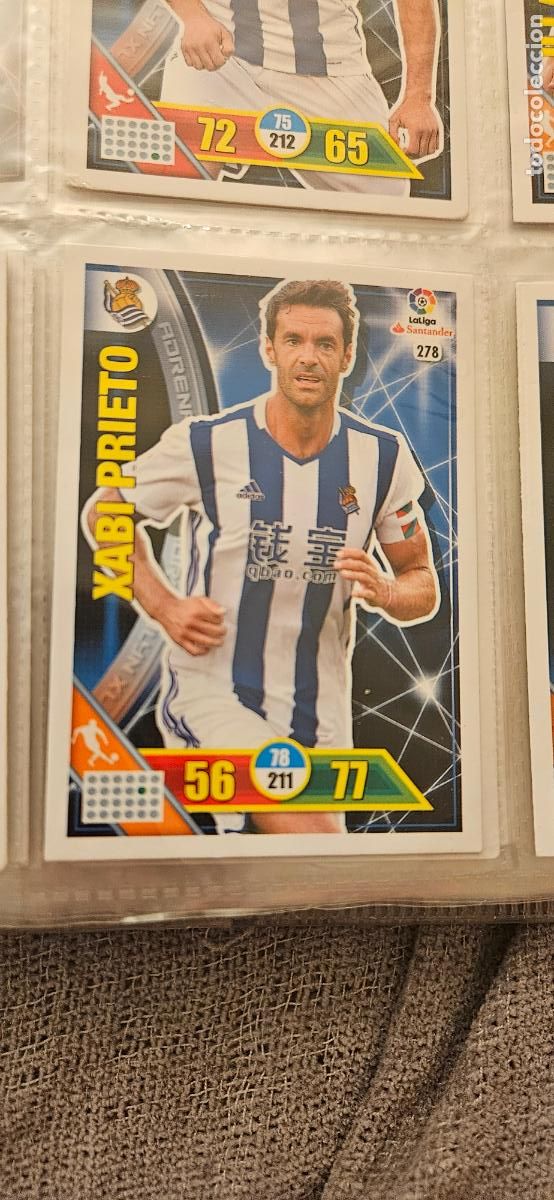 Figurine di Calcio: 278 Xabi Prieto Real Sociedad Adrenalyn 2016 2017 16 17 trading card