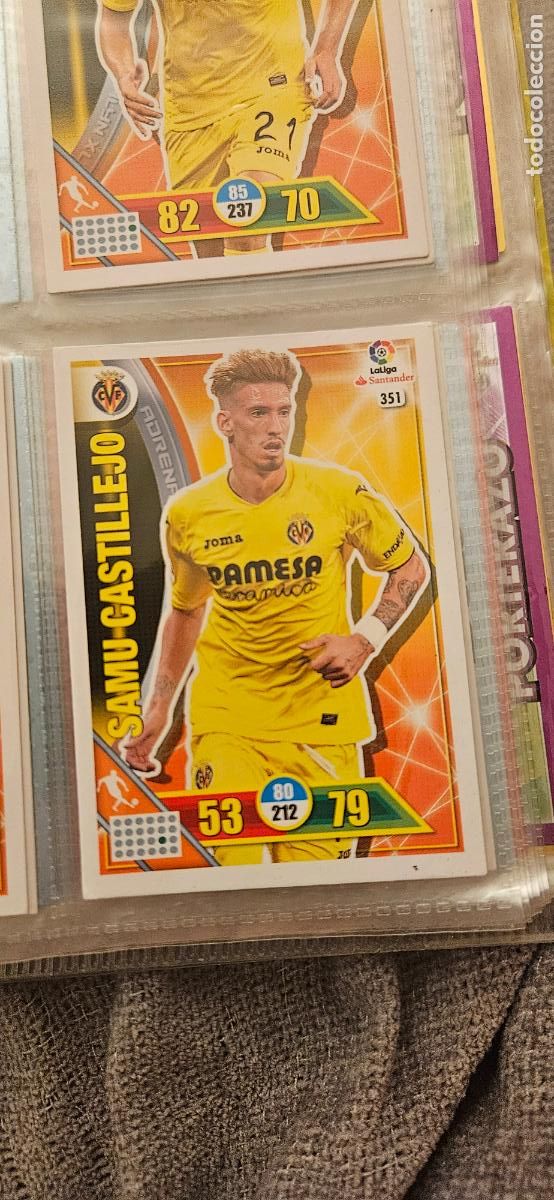 Figurine di Calcio: 351 Samu Castillejo Villarreal Adrenalyn 2016 2017 16 17 trading card