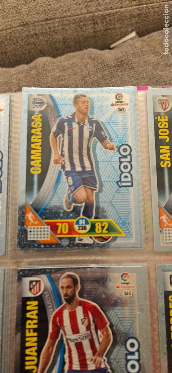 Fu&szlig;ball-Sticker: V&iacute;ctor Camarasa - N&ordm; 362 - Deportivo Alav&eacute;s - &Iacute;dolo - Adrenalyn 2016 2017 17 16