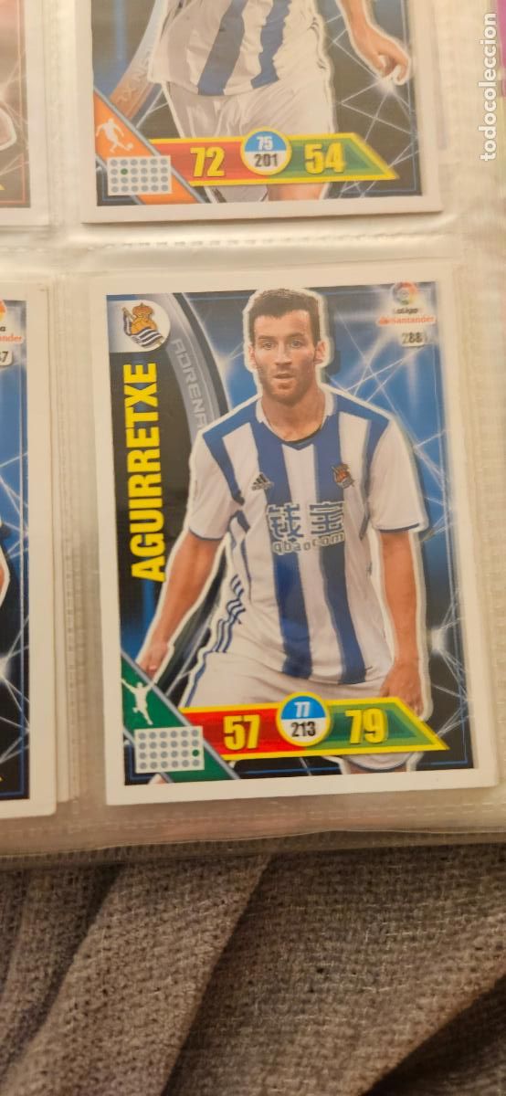 Fu&szlig;ball-Sticker: 288 Imanol Agirretxe Real Sociedad Adrenalyn 2016 2017 16 17 trading card