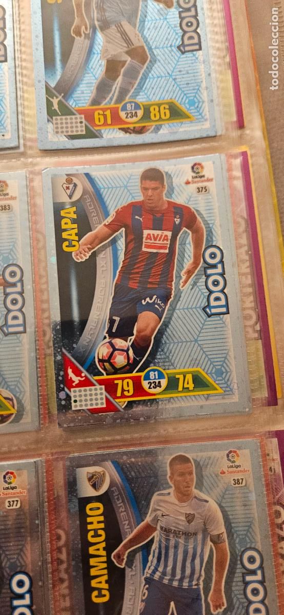 Fu&szlig;ball-Sticker: Ander Capa - N&ordm; 375 - S.D. Eibar - &Iacute;dolo - Adrenalyn 2016 2017 17 16