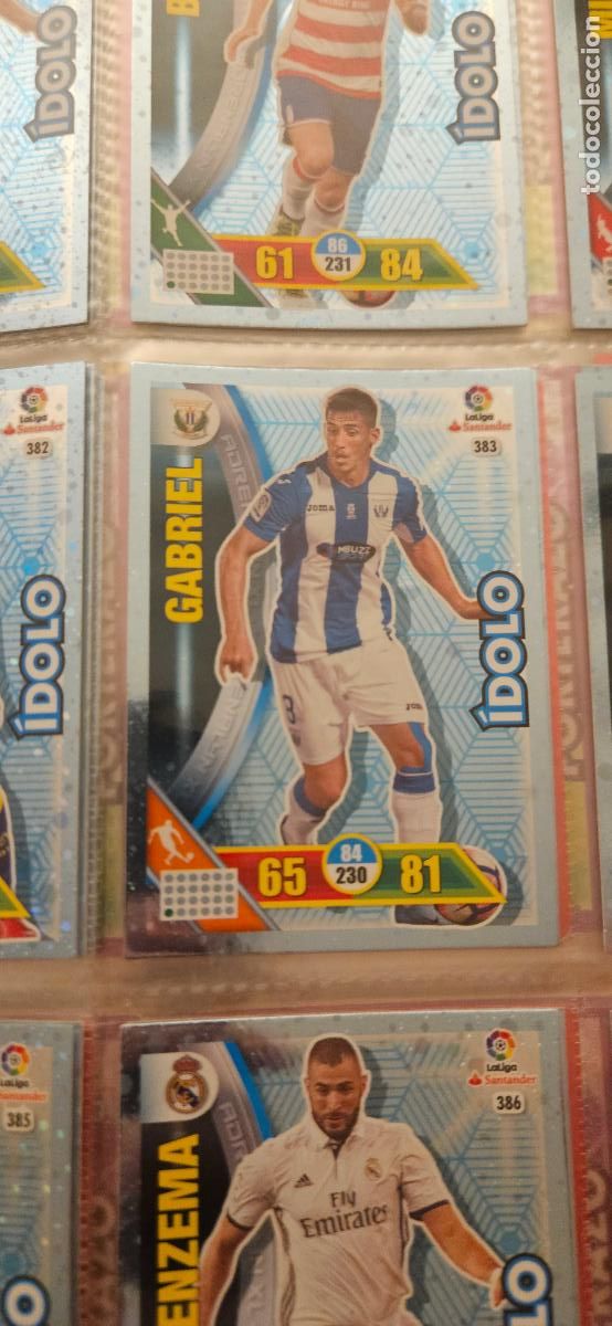 Fu&szlig;ball-Sticker: Gabriel - N&ordm; 383 - C.D. Legan&eacute;s - &Iacute;dolo - Adrenalyn 2016 2017 17 16