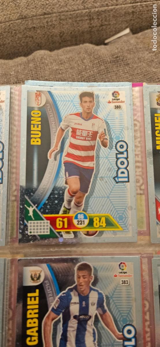 Fu&szlig;ball-Sticker: Alberto Bueno - N&ordm; 380 - Granada C.F. - &Iacute;dolo - Adrenalyn 2016 2017 17 16