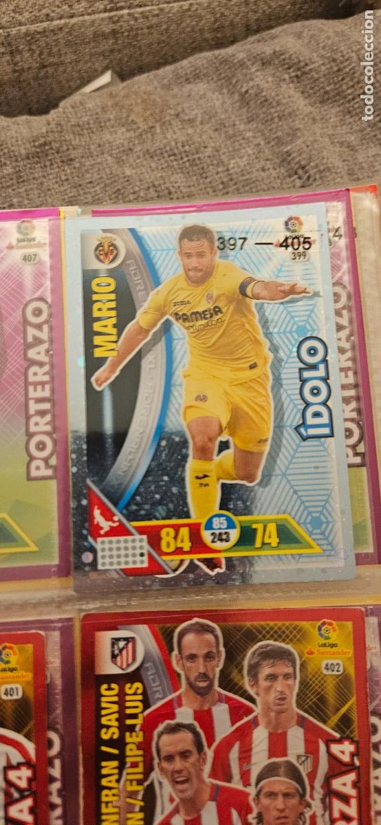 Cartes &agrave; collectionner de Football: Mario Gaspar - N&ordm; 399 - Villarreal C.F. - &Iacute;dolo - Adrenalyn 2016 2017 17 16