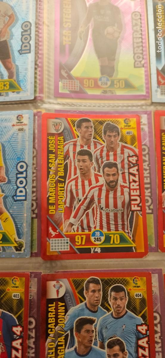 Fu&szlig;ball-Sticker: &Oacute;scar De Marcos / Mikel San Jos&eacute; / Be&ntilde;at Etxebarria - N&ordm; 401 - Athletic Club - Fuerza 4 - Ad