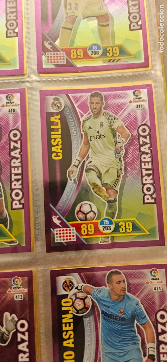 Fu&szlig;ball-Sticker: Kiko Casilla - N&ordm; 411 - Real Madrid - Porterazo - Adrenalyn 2016 2017 17 16