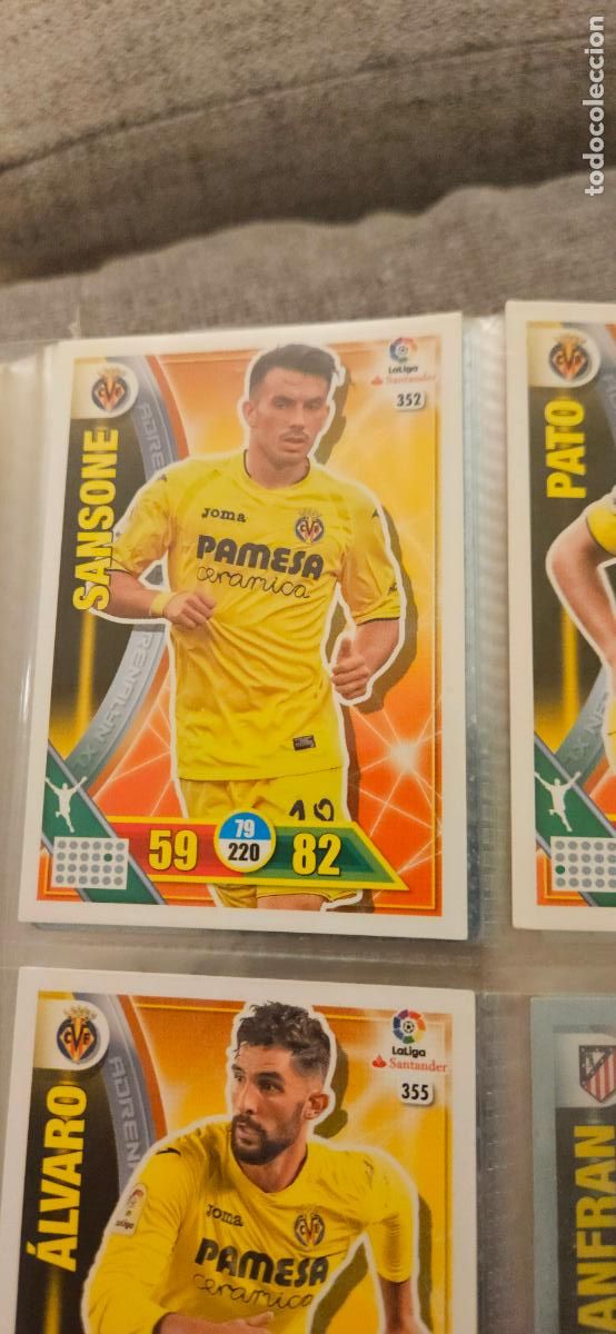 Fu&szlig;ball-Sticker: 352 Sansone Villarreal Adrenalyn 2016 2017 16 17 trading card
