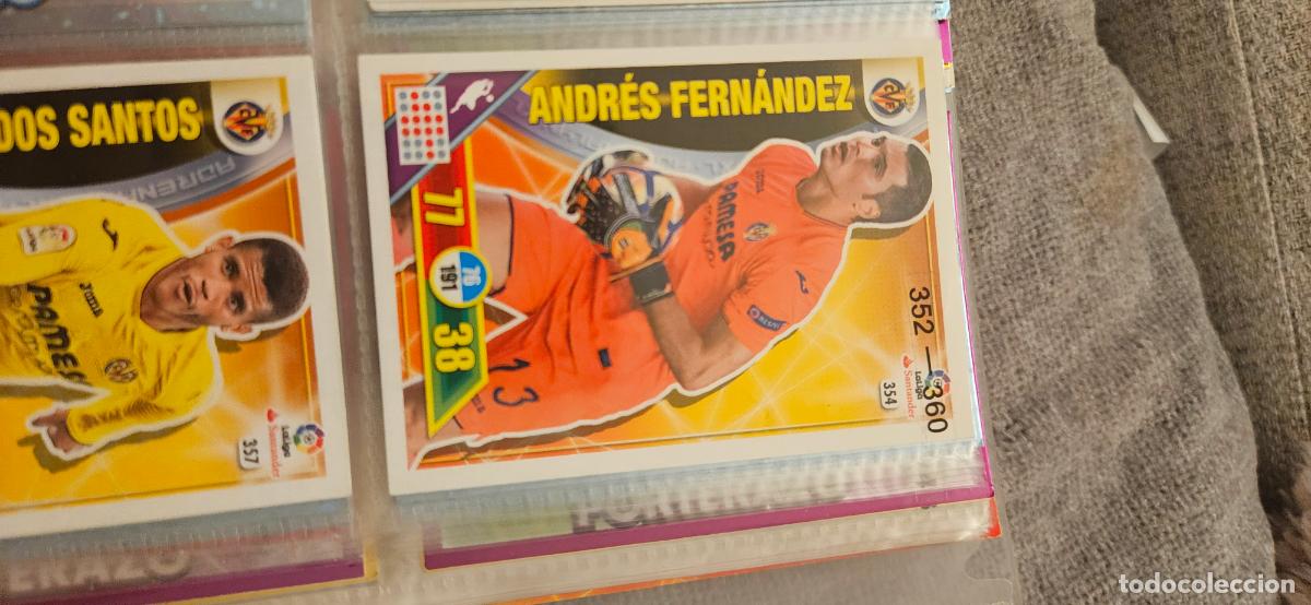 Fu&szlig;ball-Sticker: 354 Andr&eacute;s Fern&aacute;ndez Villarreal Adrenalyn 2016 2017 16 17 trading card