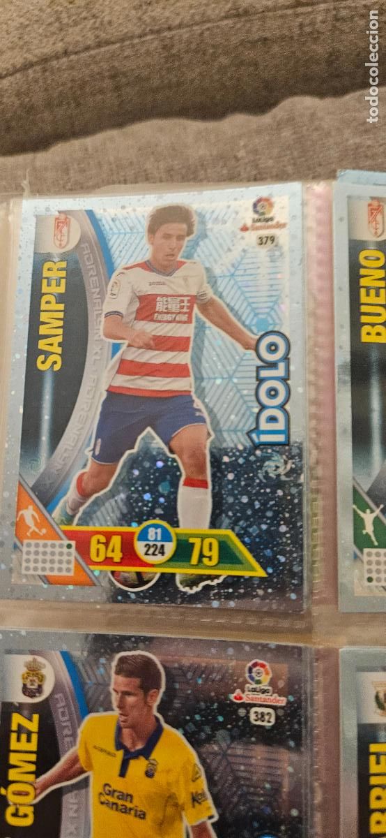 Figurine di Calcio: Sergi Samper - N&ordm; 379 - Granada C.F. - &Iacute;dolo - Adrenalyn 2016 2017 17 16