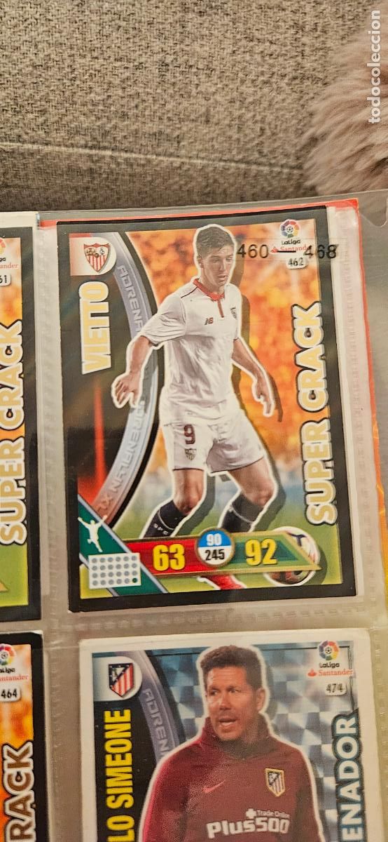 Figurine di Calcio: Luciano Vietto - N&ordm; 462 - Sevilla F.C. - Super Crack - Adrenalyn 2016 2017 17 16
