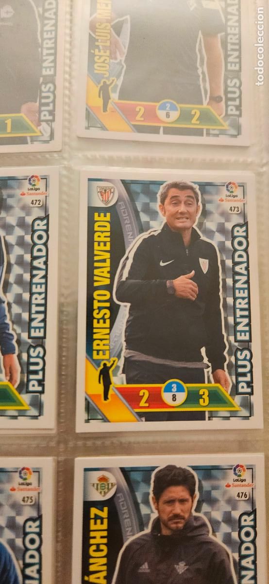 Cromos de f&uacute;tbol: Ernesto Valverde - N&ordm; 473 - Athletic Club - Plus Entrenador - Adrenalyn 2016 2017 17 16