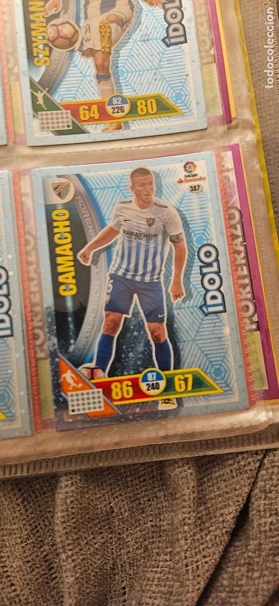Cartes &agrave; collectionner de Football: Ignacio Camacho - N&ordm; 387 - M&aacute;laga C.F. - &Iacute;dolo - Adrenalyn 2016 2017 17 16