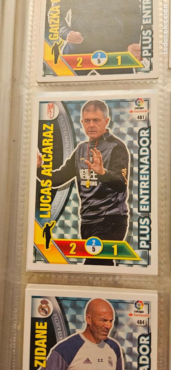 Cartes &agrave; collectionner de Football: Lucas Alcaraz - N&ordm; 481 - Granada C.F. - Plus Entrenador - Adrenalyn 2016 2017 17 16