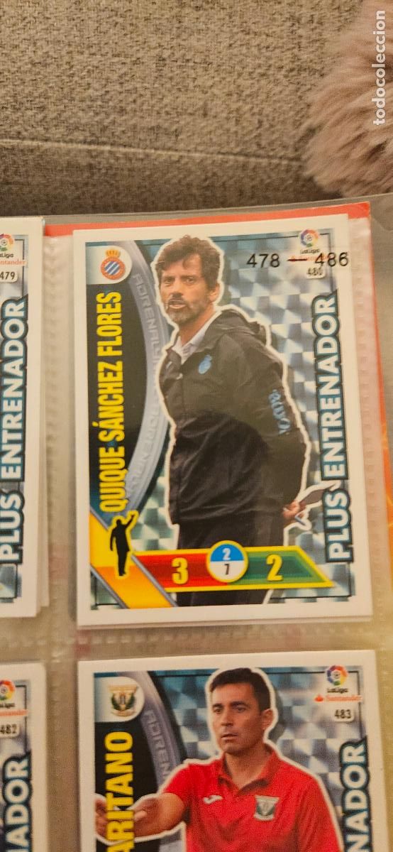 Cartes &agrave; collectionner de Football: Quique S&aacute;nchez Flores - N&ordm; 480 - R.C.D. Espanyol - Plus Entrenador - Adrenalyn 2016 2017 17