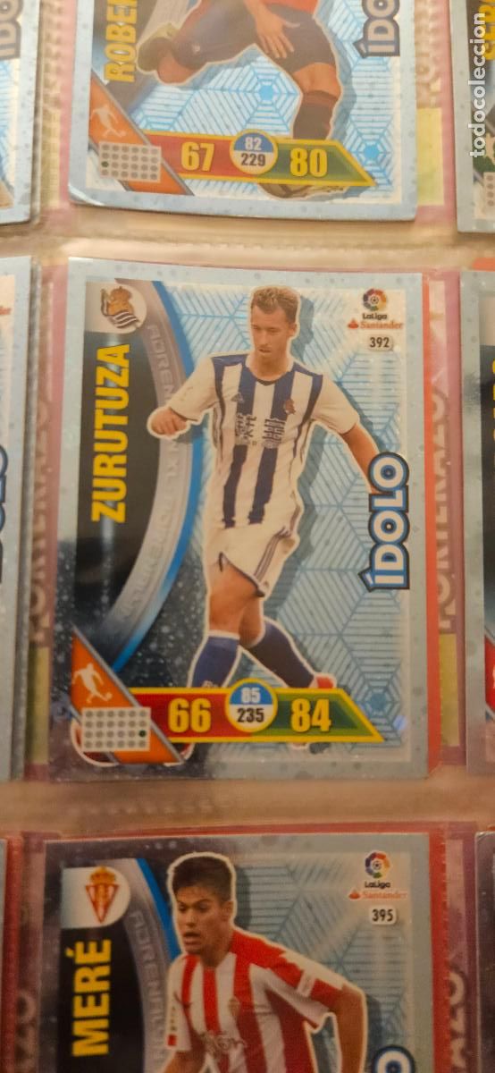 Cartes &agrave; collectionner de Football: David Zurutuza - N&ordm; 392 - Real Sociedad - &Iacute;dolo - Adrenalyn 2016 2017 17 16