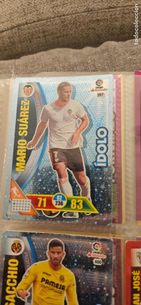 Cartes &agrave; collectionner de Football: Mario Su&aacute;rez - N&ordm; 397 - Valencia C.F. - &Iacute;dolo - Adrenalyn 2016 2017 17 16