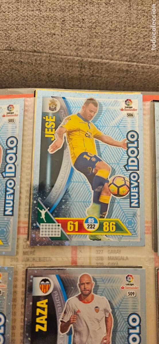 Cartes &agrave; collectionner de Football: Jes&eacute; Rodr&iacute;guez - N&ordm; 506 - U.D. Las Palmas - Nuevo &Iacute;dolo - Adrenalyn 2016 2017 17 16