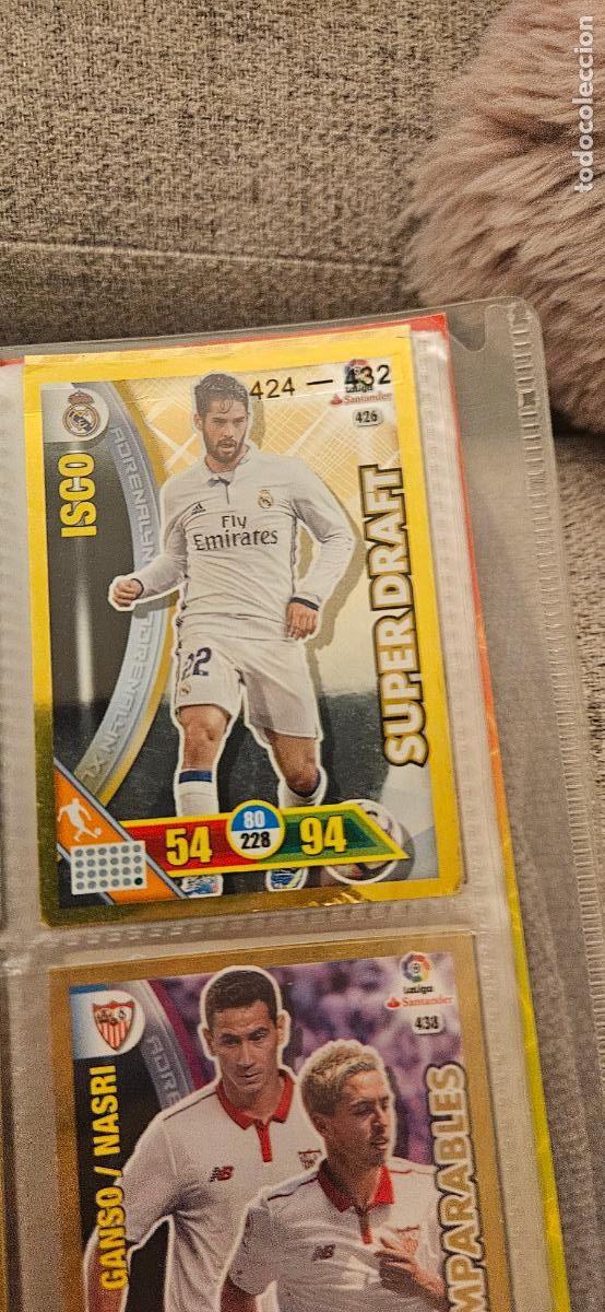Cromos de f&uacute;tbol: Isco - N&ordm; 426 - Real Madrid - Super Draft - Adrenalyn 2016 2017 17 16